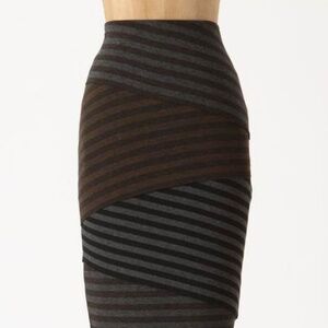 Anthropologie Bailey 44 Striped Scully Skirt